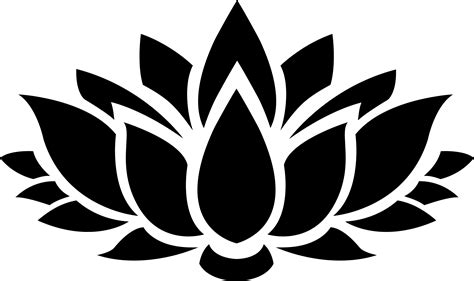 lotus black and white